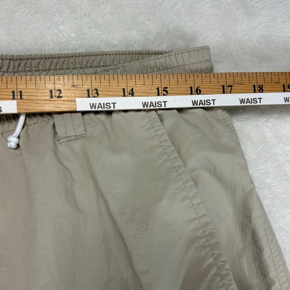 Columbia PFG Convertible Cargo Pants Mens L Beige Straight Flat Front Mid Rise